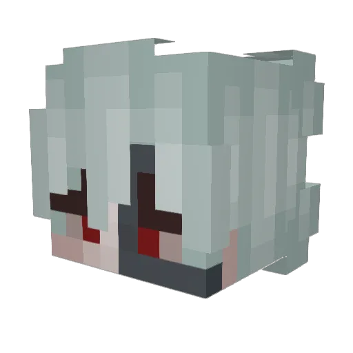mistkex Minecraft avatar head, 3D render
