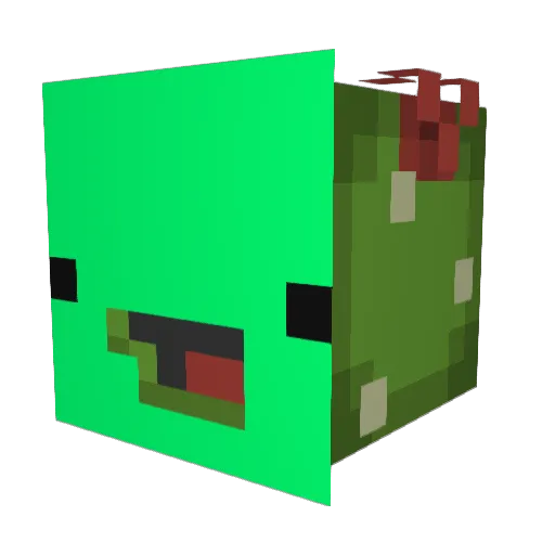 mistollfam Minecraft avatar head, 3D render