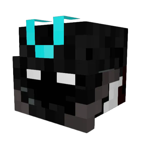 mistory Minecraft avatar head, 3D render
