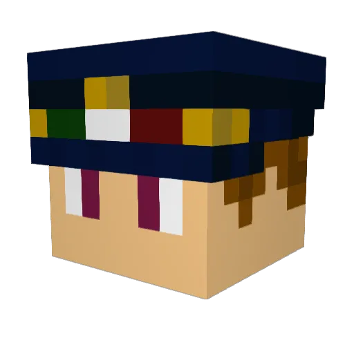 mistr_minecraft1 Minecraft avatar head, 3D render