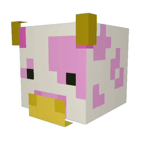 mistsparks Minecraft avatar head, 3D render