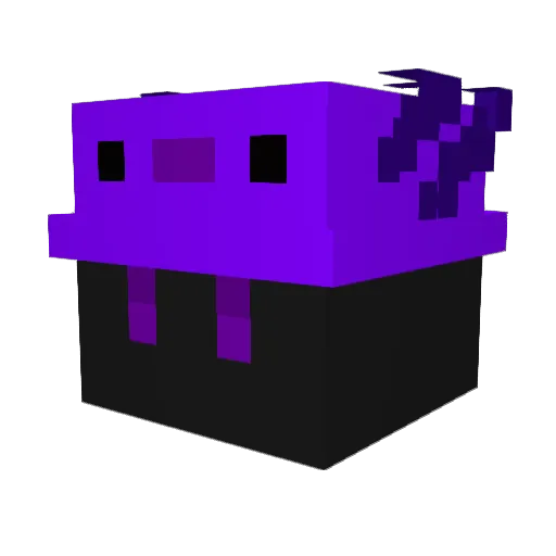 misu445 Minecraft avatar head, 3D render