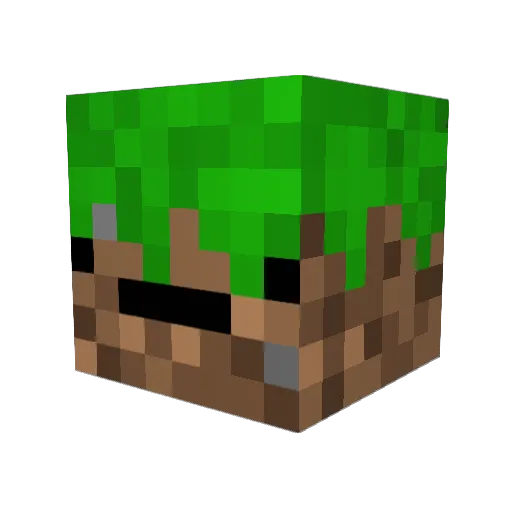 mitch_dirt Minecraft avatar head, 3D render