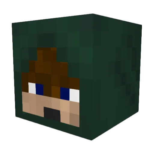 mitchell3067 Minecraft avatar head, 3D render