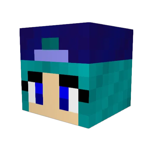 mitchisuglyx Minecraft avatar head, 3D render