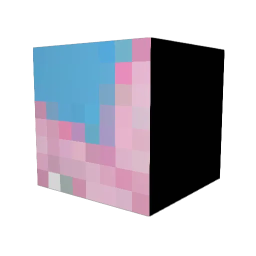 mitchstx Minecraft avatar head, 3D render