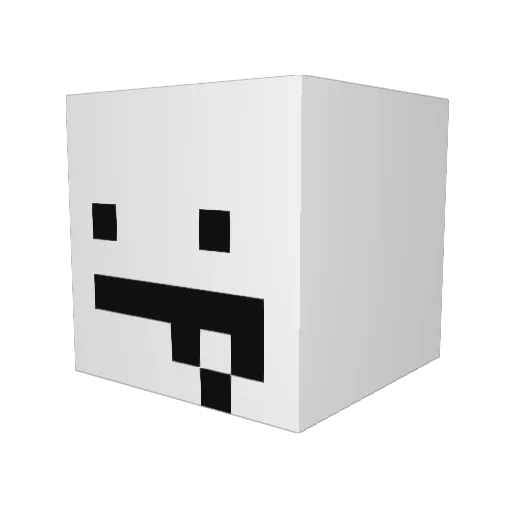 mitebear Minecraft avatar head, 3D render