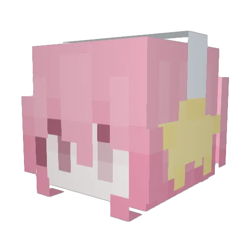 mithu_1 Minecraft avatar head, 3D render