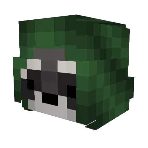 mitimatii Minecraft avatar head, 3D render