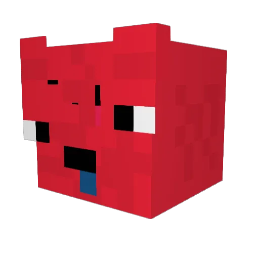 mitmat02 Minecraft avatar head, 3D render
