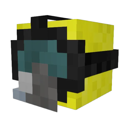 mitmit_ Minecraft avatar head, 3D render