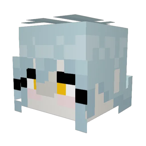 mitopia1123 Minecraft avatar head, 3D render