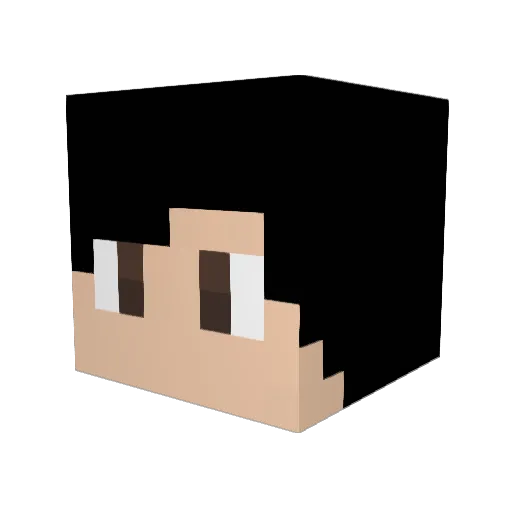 mitosupa77 Minecraft avatar head, 3D render