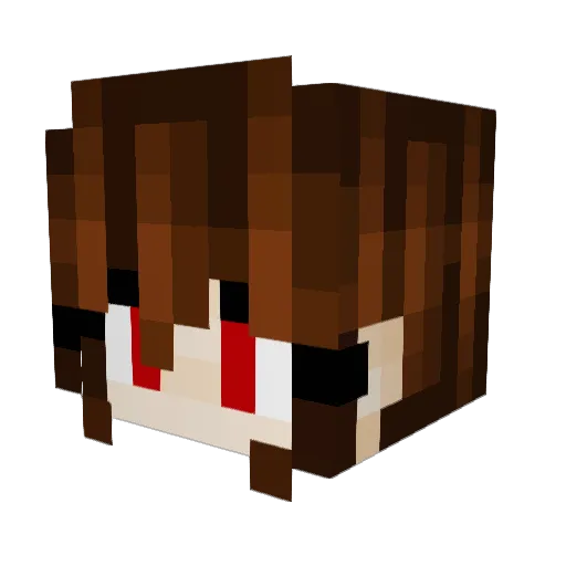 mitrakk Minecraft avatar head, 3D render