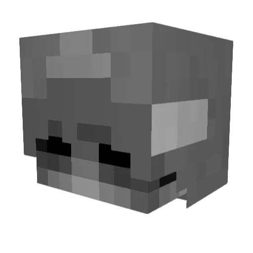 mitshyy Minecraft avatar head, 3D render