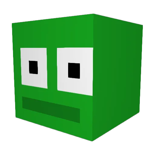mitsyt Minecraft avatar head, 3D render