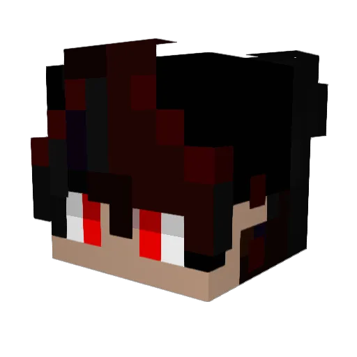 mittsPlayer_ Minecraft avatar head, 3D render
