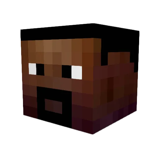 mittttttto Minecraft avatar head, 3D render