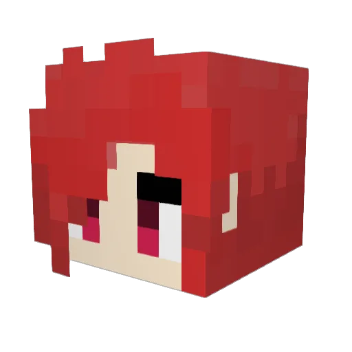 mittunn Minecraft avatar head, 3D render