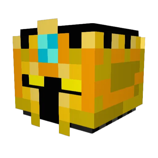 mitty567 Minecraft avatar head, 3D render