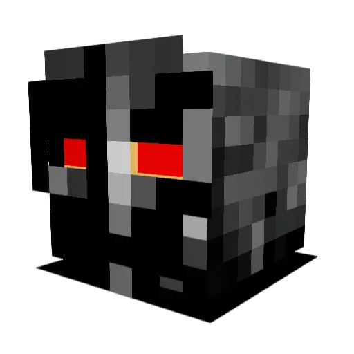 mituli Minecraft avatar head, 3D render