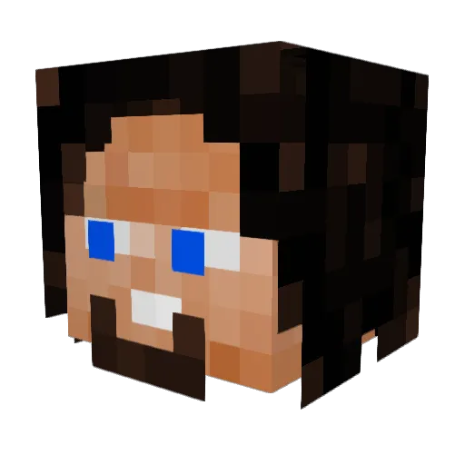 mitzu313 Minecraft avatar head, 3D render