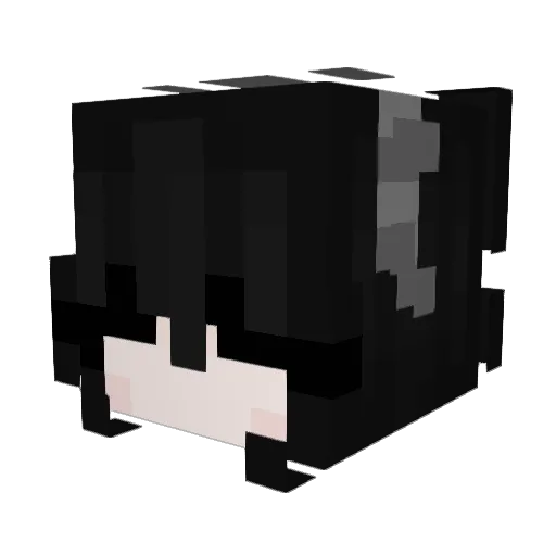 miudolls Minecraft avatar head, 3D render