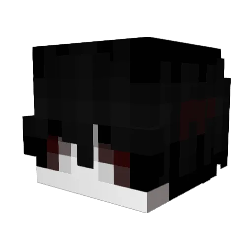 miuito Minecraft avatar head, 3D render