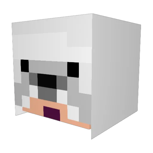 miuki0502 Minecraft avatar head, 3D render