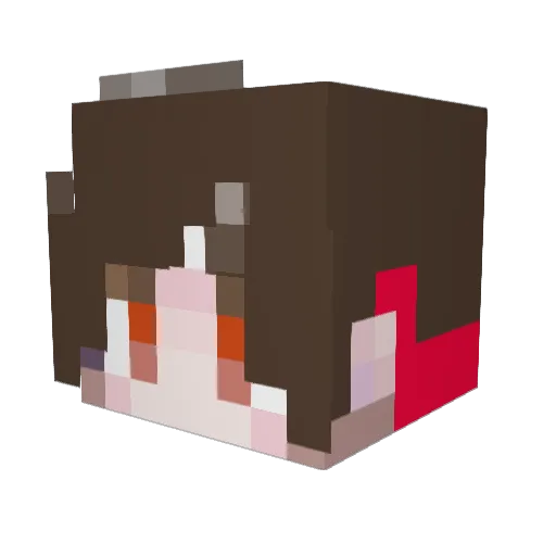 miumiu0314 Minecraft avatar head, 3D render