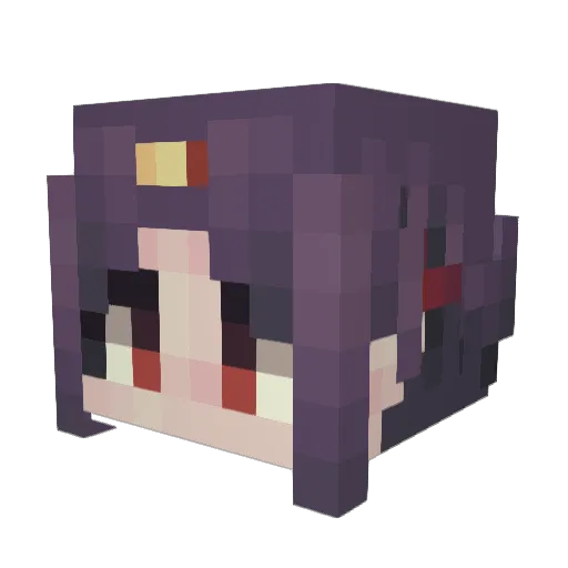 miuu67 Minecraft avatar head, 3D render