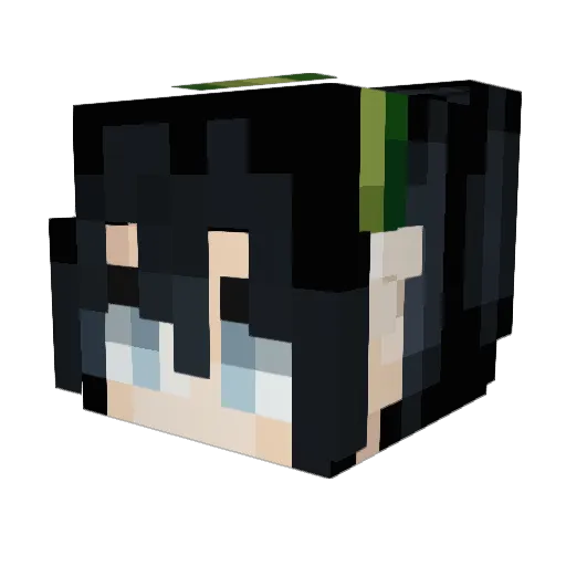 miva444 Minecraft avatar head, 3D render