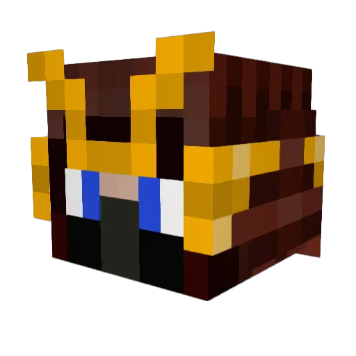 mivoo Minecraft avatar head, 3D render