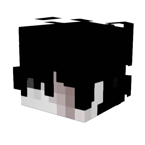 miwcyay Minecraft avatar head, 3D render