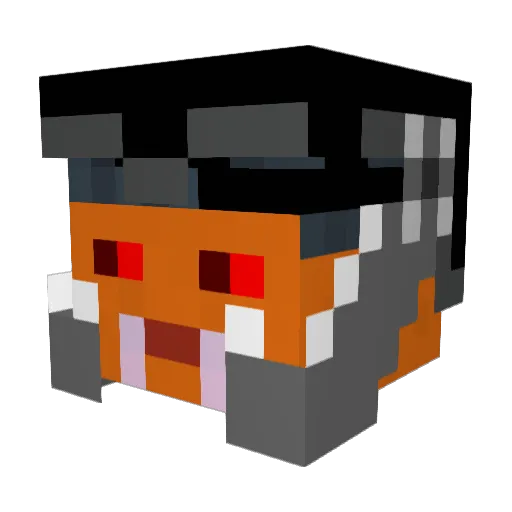 mix3084 Minecraft avatar head, 3D render