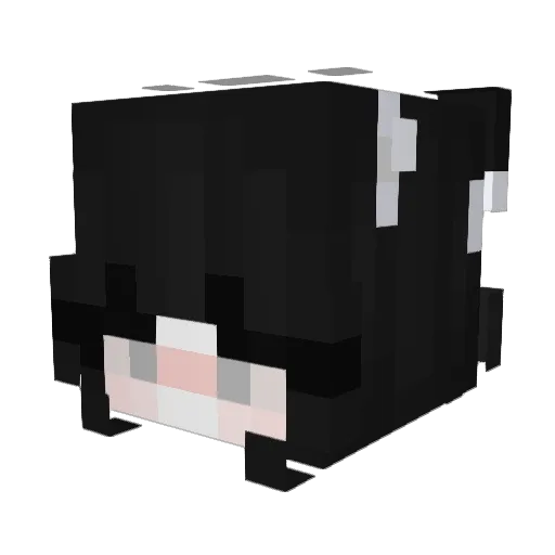 mix_q Minecraft avatar head, 3D render