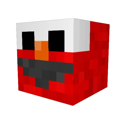 mixlordsodsai Minecraft avatar head, 3D render