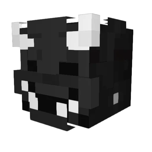 mixrau Minecraft avatar head, 3D render