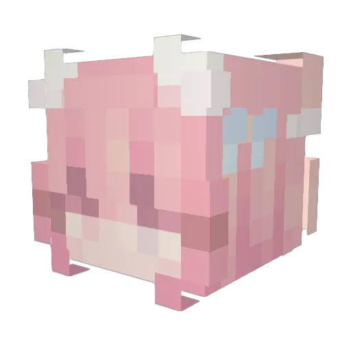 miya612 Minecraft avatar head, 3D render