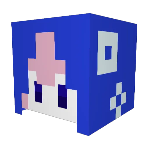 miya933 Minecraft avatar head, 3D render