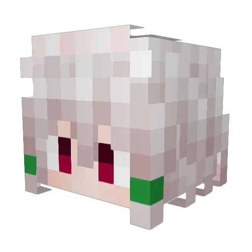 miya_2071 Minecraft avatar head, 3D render