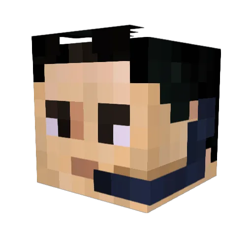 miyabin00 Minecraft avatar head, 3D render