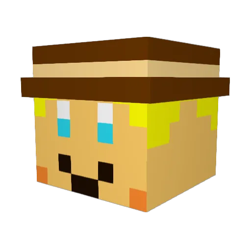 miyatti624 Minecraft avatar head, 3D render