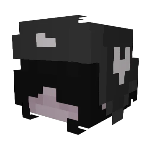 miyiuh Minecraft avatar head, 3D render
