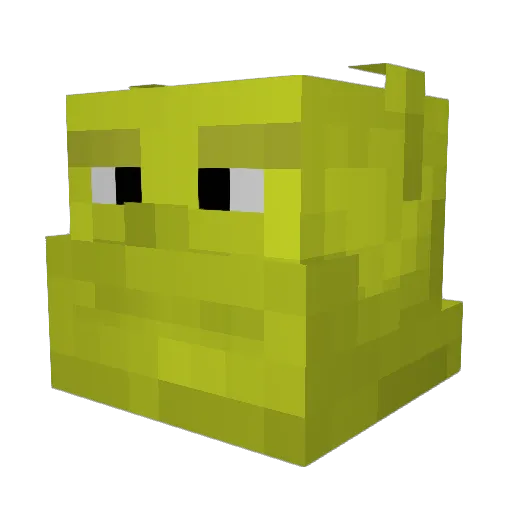 miyyauv Minecraft avatar head, 3D render