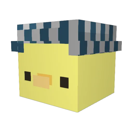 mizacal1 Minecraft avatar head, 3D render