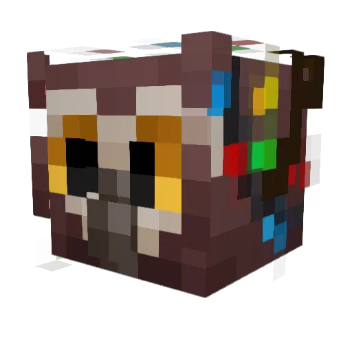 mizface1 Minecraft avatar head, 3D render