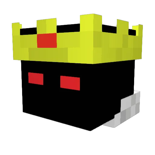 mizopro Minecraft avatar head, 3D render