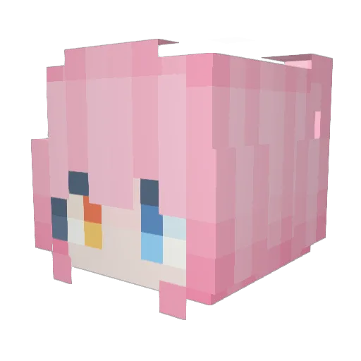 mizuki4869 Minecraft avatar head, 3D render