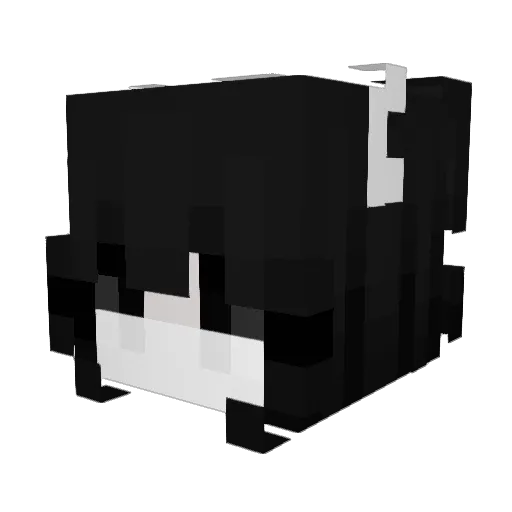mizukii_ Minecraft avatar head, 3D render